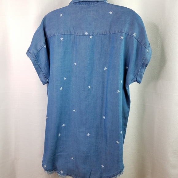 Thread & Supply chambray stars button up shirt - Picture 5 of 6